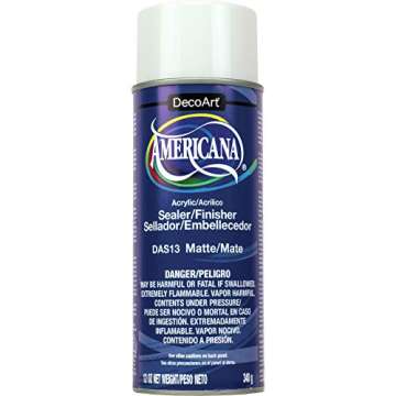 Plastercraft Acrylic Sealer Finish Spray - 6oz Matte for Durable Protection