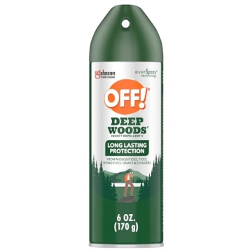 OFF! Deep Woods Insect Repellent, 25% DEET Formula for Outdoor Enjoyment