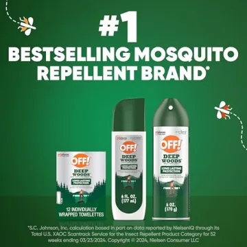 OFF! Deep Woods Insect Repellent, 25% DEET Formula for Outdoor Enjoyment