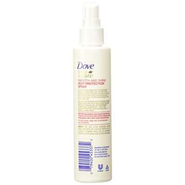 Dove Style + Care Smooth Shine Heat Protection Spray, 6.1 fl oz