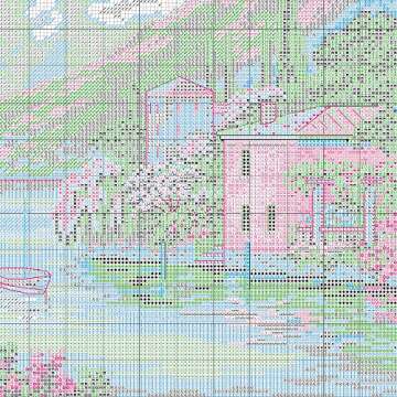 Dimensions Gold Collection Seaside Summer Cross Stitch Kit