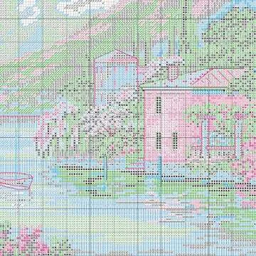 Dimensions Gold Collection Seaside Summer Cross Stitch Kit