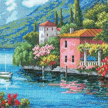 Dimensions Gold Collection Seaside Summer Cross Stitch Kit
