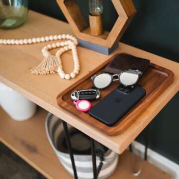 Valet Tray for Men - Made in USA - Jewelry Tray for Entryway - Great Tray for nightstand or desks - by Virginia Boys Kitchens (1)