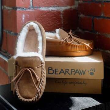BEARPAW Men's Moc II Slipper - Stylish Comfort for All