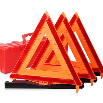 CARTMAN Dot Approved Warning Triangle Kit for Road Safety