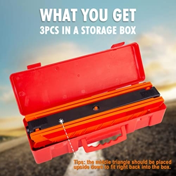 CARTMAN Dot Approved Warning Triangle Kit for Road Safety