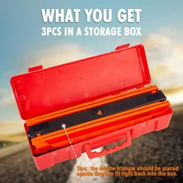 CARTMAN Dot Approved Warning Triangle Kit for Road Safety