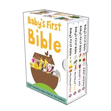 Baby's First Bible Boxed Set: The Story of Moses, The Story of Jesus, Noah's Ark, and Adam and Eve (Bible Stories)