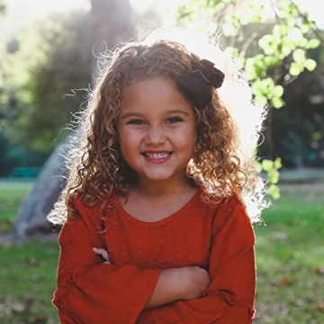 WillingTee Hair Bows for Girls - 40 Colors 4.5 Inch Clips