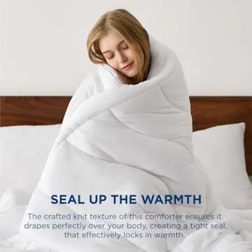 Bedsure Duvet Insert Queen - All Season Duvet, Reversible Comforters, Ultra Soft Down Alternative Co...