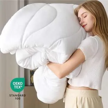 Bedsure Duvet Insert Queen - All Season Duvet, Reversible Comforters, Ultra Soft Down Alternative Comforter Quilted with Corner Tabs, Machine Washable Breathable Bedding, 88x88 Inches