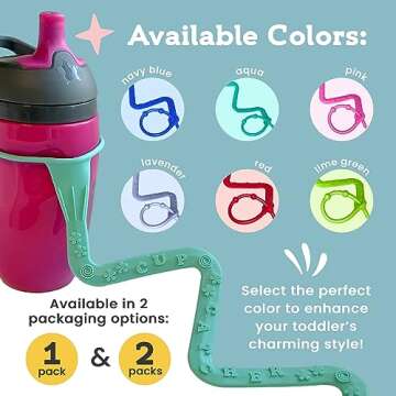 Brilli Baby Cup Catcher - Tether for Sippy Cups & Toys