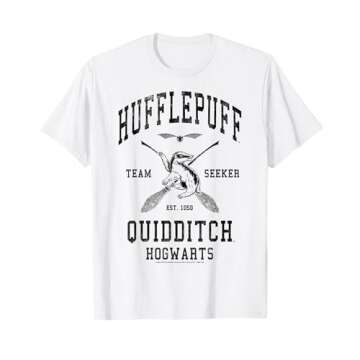 Harry Potter Hufflepuff Team Seeker Hogwarts Quidditch T-Shirt