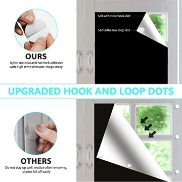 Portable Blackout Curtains 100% Blackout for Privacy