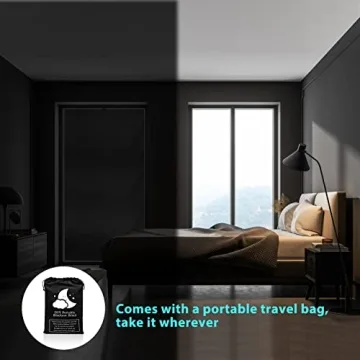 Portable Blackout Curtains 100% Blackout for Privacy
