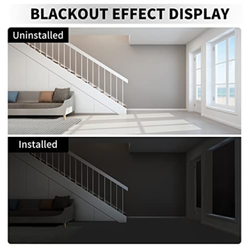 Portable Blackout Curtains 100% Blackout for Privacy