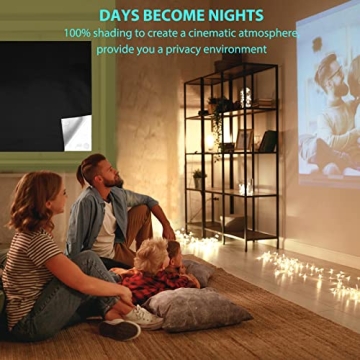 Portable Blackout Curtains 100% Blackout for Privacy