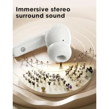ZZU Wireless Earbuds with Deep Bass and 48 Hour Playtime