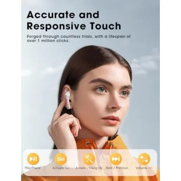 ZZU Wireless Earbuds with Deep Bass and 48 Hour Playtime
