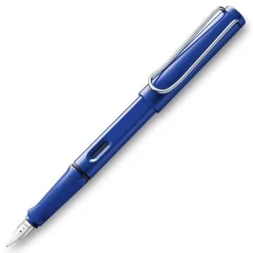 Lamy safari Fountain Pen - Elegant Design Cool Pens, Best Pens For Smooth Writing, Journaling, and Calligraphy - Blue Fine Point Pen