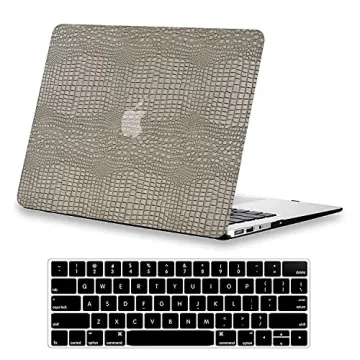Stylish Premium Leather Hard Shell Case for MacBook Pro 13