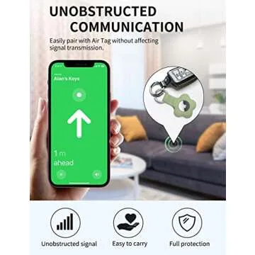 [2 Pack] Vozehui Airtag Keychain Flower Case for AirTag Tracker,Protective AirTag Holder with Anti-Lost Keychain,Anti-Drop Scratch Airtag Holder Keychain Accessories for Kids Pets Backpacks