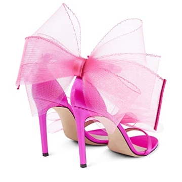 Stunning Vertundy High Heeled Sandals with Bows