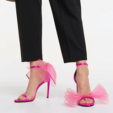 Stunning Vertundy High Heeled Sandals with Bows