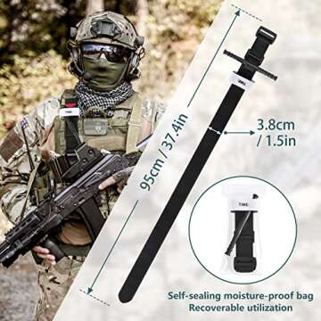 4 Pack Emergency Tourniquets for Critical Outdoor Safety