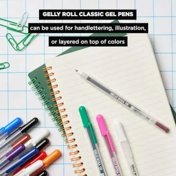 Sakura Gelly Roll White Gel Pens for Art & Journaling