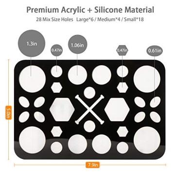 Buy Luckyiren Makeup Brushes Drying Rack for Easy Organization