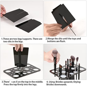 Buy Luckyiren Makeup Brushes Drying Rack for Easy Organization
