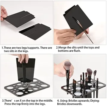 Buy Luckyiren Makeup Brushes Drying Rack for Easy Organization