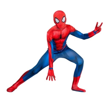 Marvel Spider-Man Youth Deluxe Zentai Costume XS