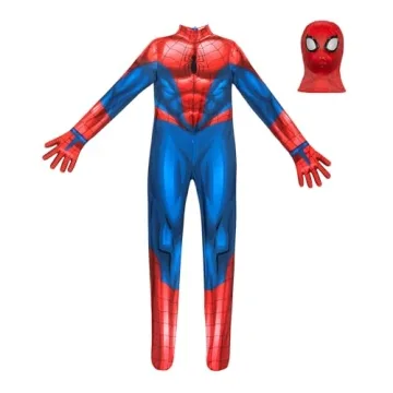 Marvel Spider-Man Youth Deluxe Zentai Costume XS