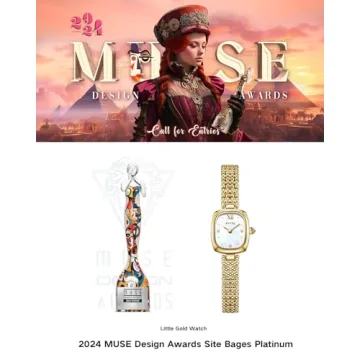 FIYTA Small Gold Women's Watch - Elegant & Adjustable Timepiece