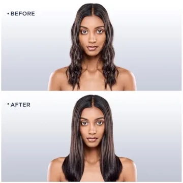 Prizm Hair Straightener Brush: Fast Heat & Frizz Control