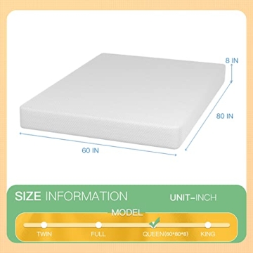 PayLessHere Cooling Gel Memory Foam Mattress for Cozy Sleep