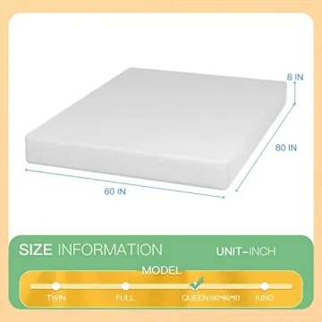 PayLessHere Cooling Gel Memory Foam Mattress for Cozy Sleep