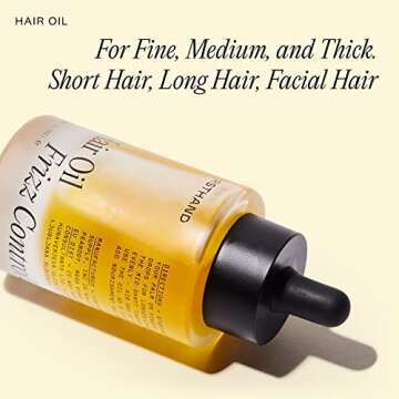Firsthand Supply Hair Oil Frizz Control and Shine - Lightweight Oil - Clean & Non-toxic Hair Care In...