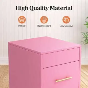 Wood Salon Trolley Cart with Wheels for Beauty Organizing