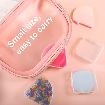 5 Pcs Makeup Sponge Holder Case Set for Travel Hygiene