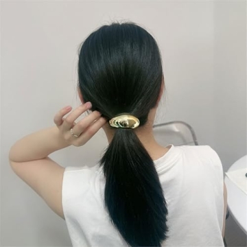 Stylish Papasgix Metal Hair Ties for Thick Hair Accessories