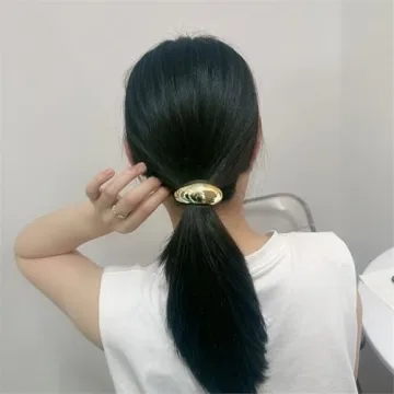 Stylish Papasgix Metal Hair Ties for Thick Hair Accessories