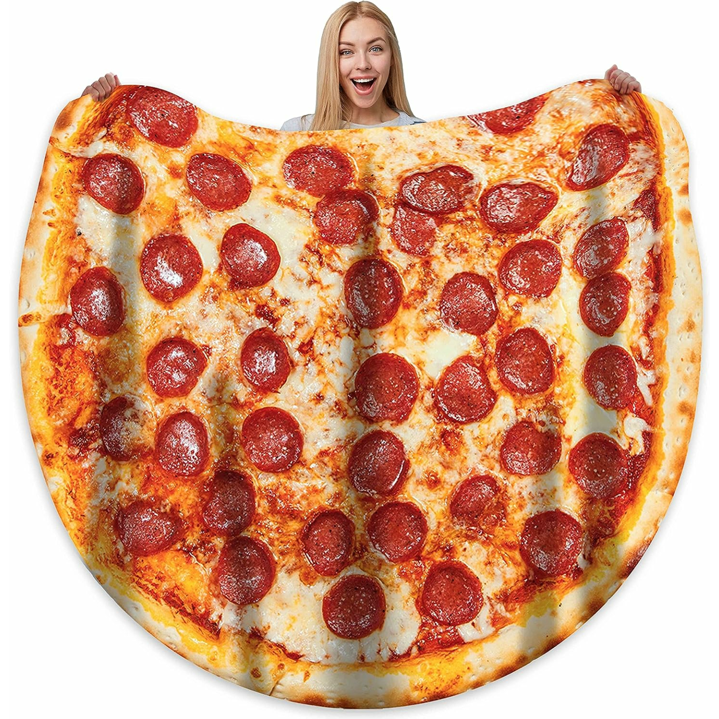 Unique Pizza Blanket - Soft & Warm Novelty Gift