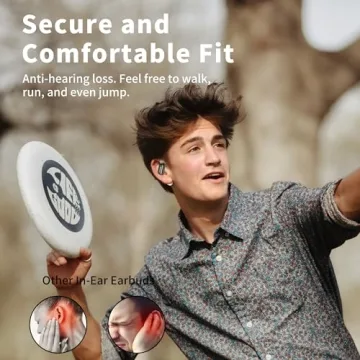 BUGANI Open Ear Bluetooth Headphones with 32 Hour Battery