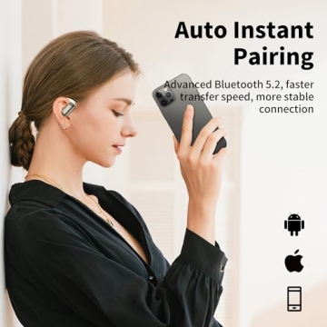 BUGANI Open Ear Bluetooth Headphones with 32 Hour Battery