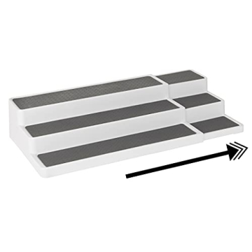 Homeries Expandable 3-Tier Spice Rack with Modern Design