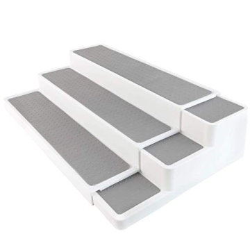 Homeries Expandable 3-Tier Spice Rack with Modern Design